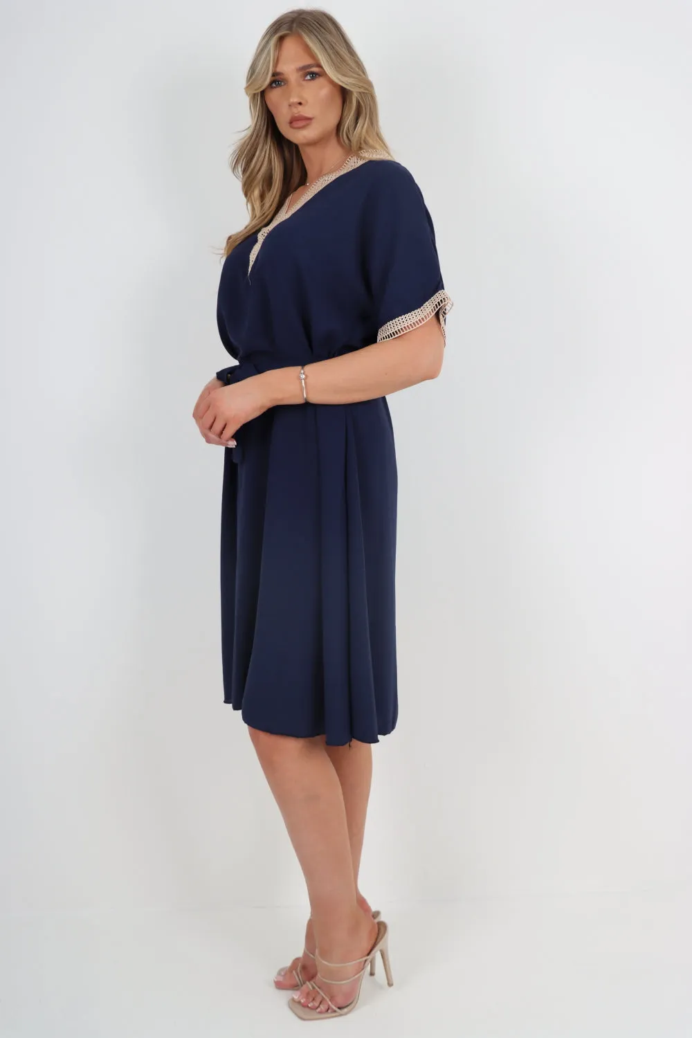 Made In Italy Casual Midi Dress