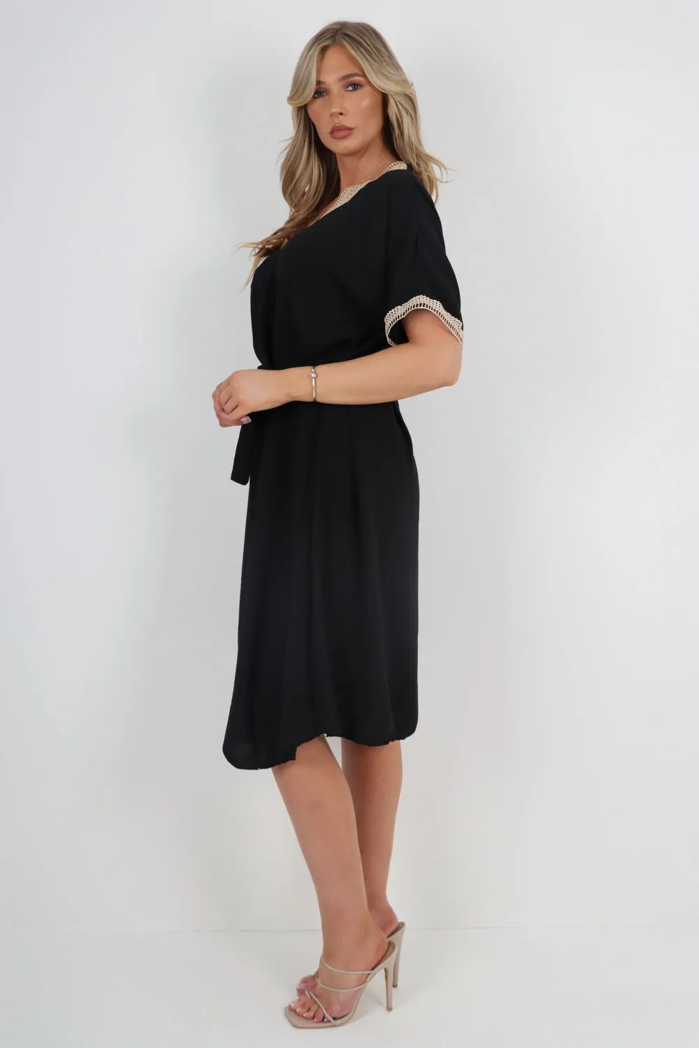 Made In Italy Casual Midi Dress