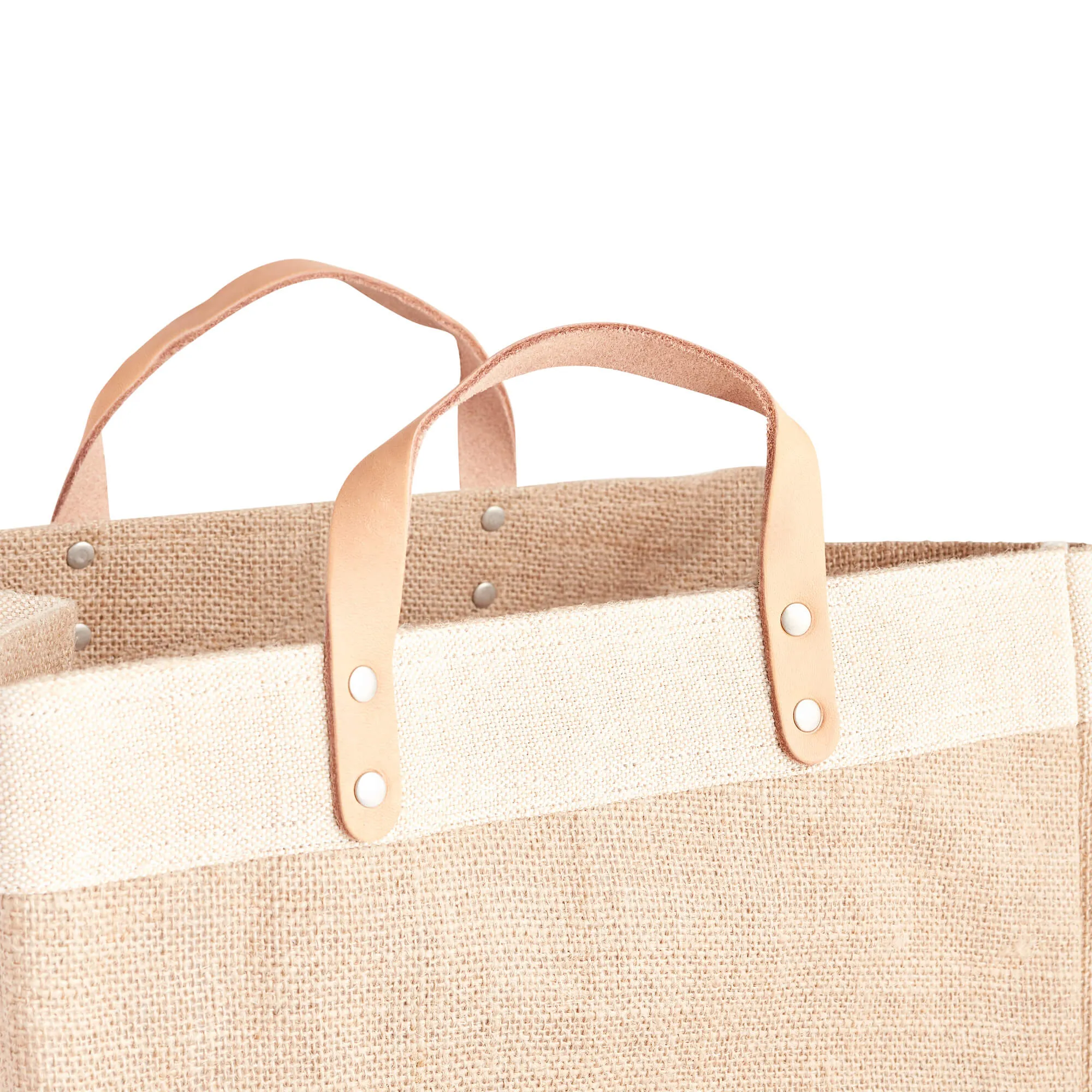 Market Bag in Natural with “MAJOR TOM”