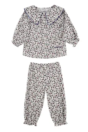 Mini Cleo London Ditsy Cotton Kids Pyjama Set