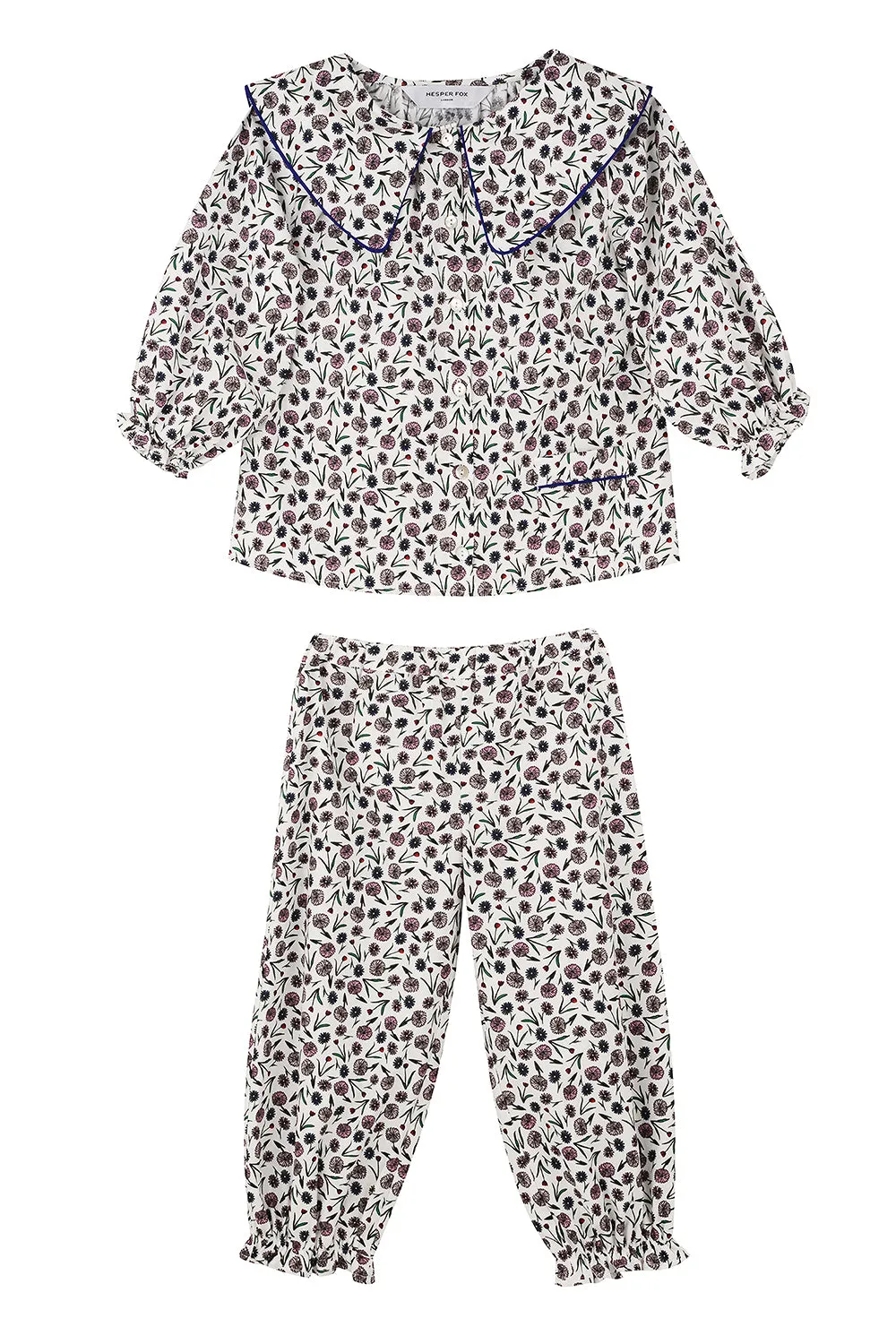 Mini Cleo London Ditsy Cotton Kids Pyjama Set