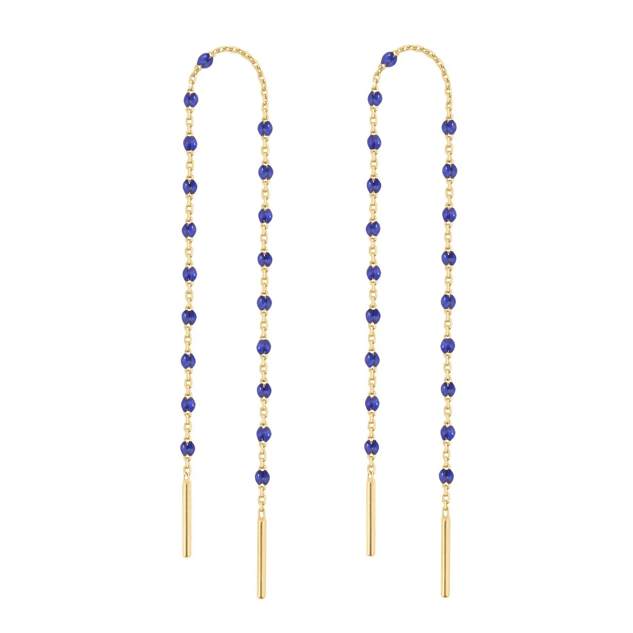 Mini Gigi Lapis earrings, Yellow Gold