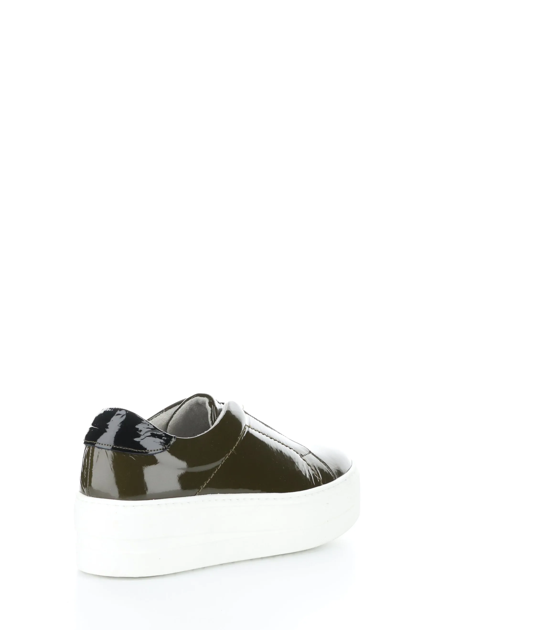 MONA OLIVE/BLACK Elasticated Shoes