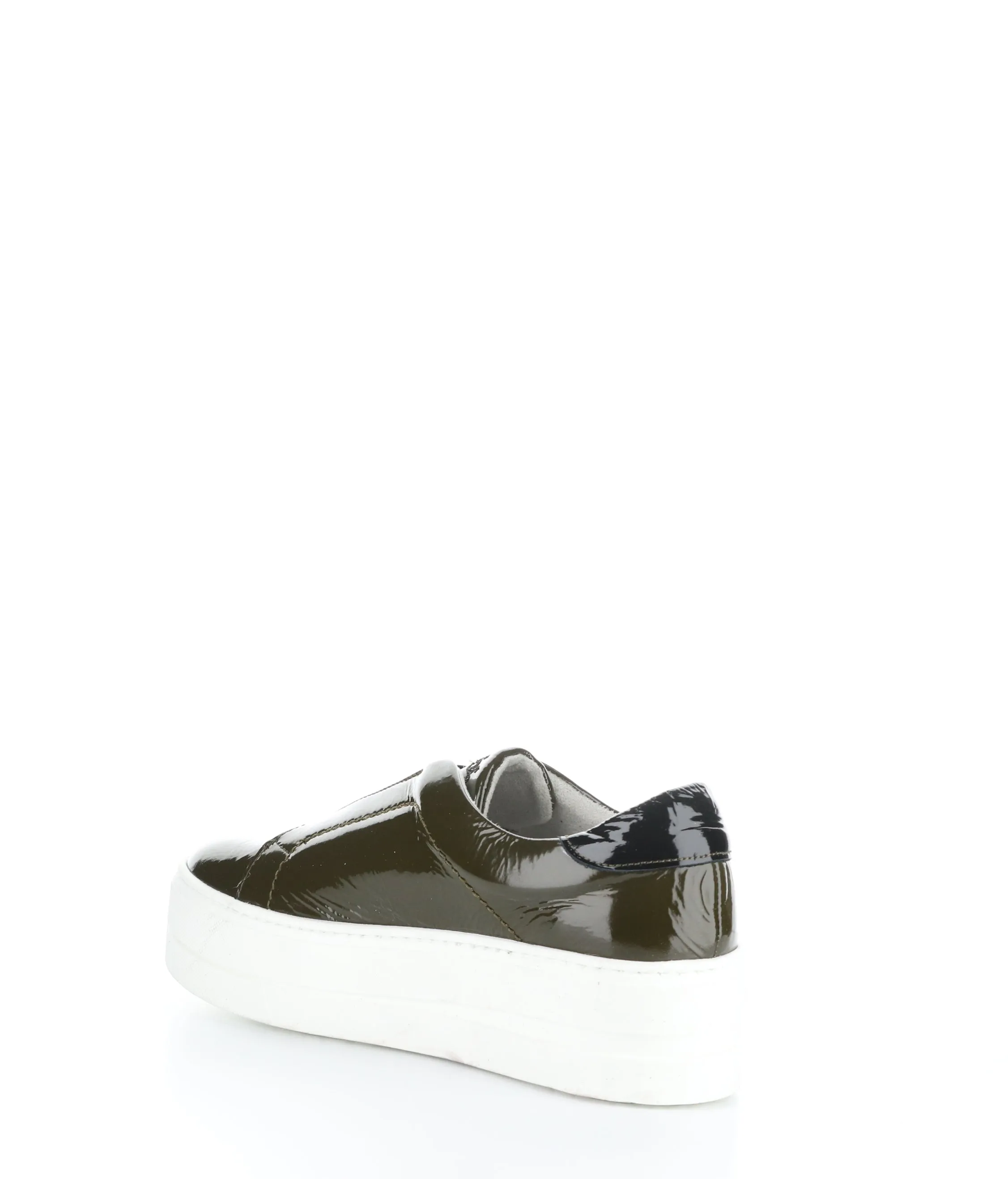 MONA OLIVE/BLACK Elasticated Shoes