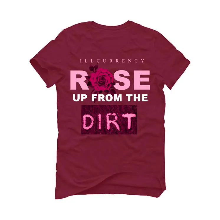 Nike Dunk Low "Valentine's Day" 2023 Maroon T-Shirt (Rose up from the dirt)