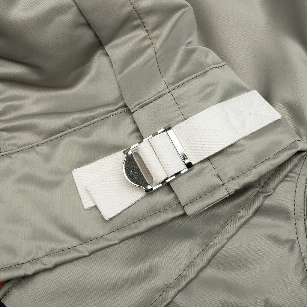 Nylon Twill Blouson - Light Khaki