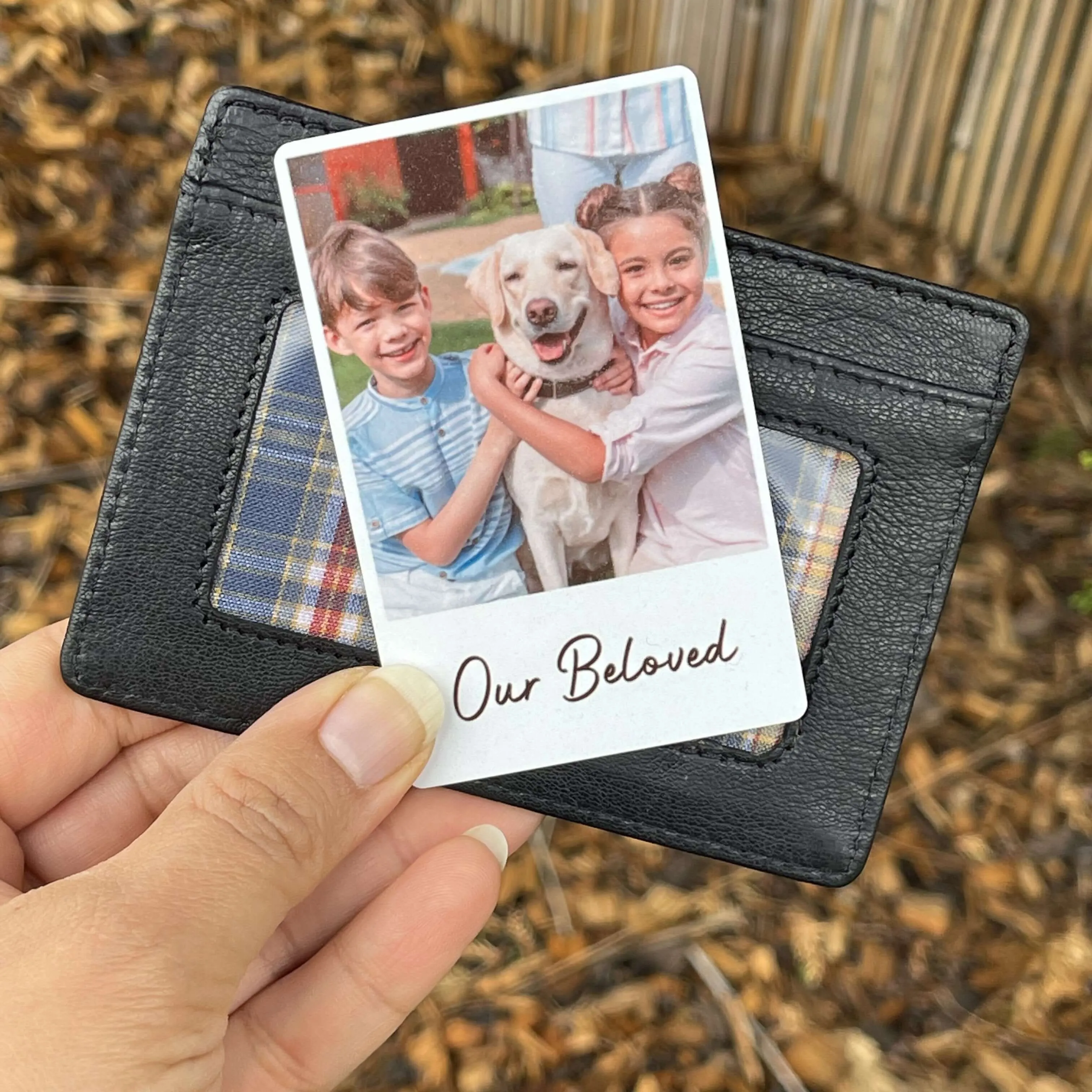 Personalised Photo Wallet Card Inserts , Polaroid- KALGHI