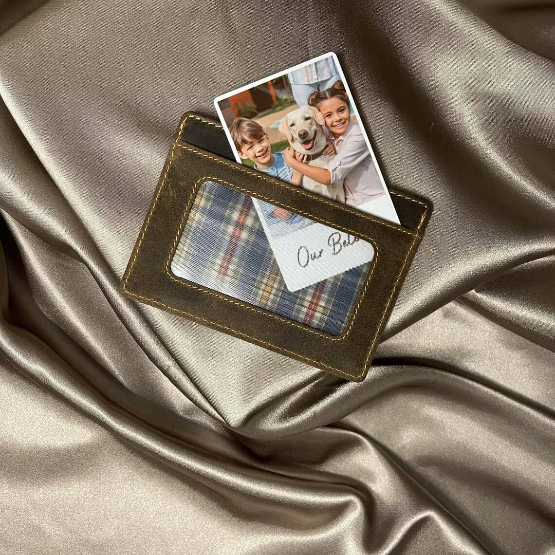 Personalised Photo Wallet Card Inserts , Polaroid- KALGHI