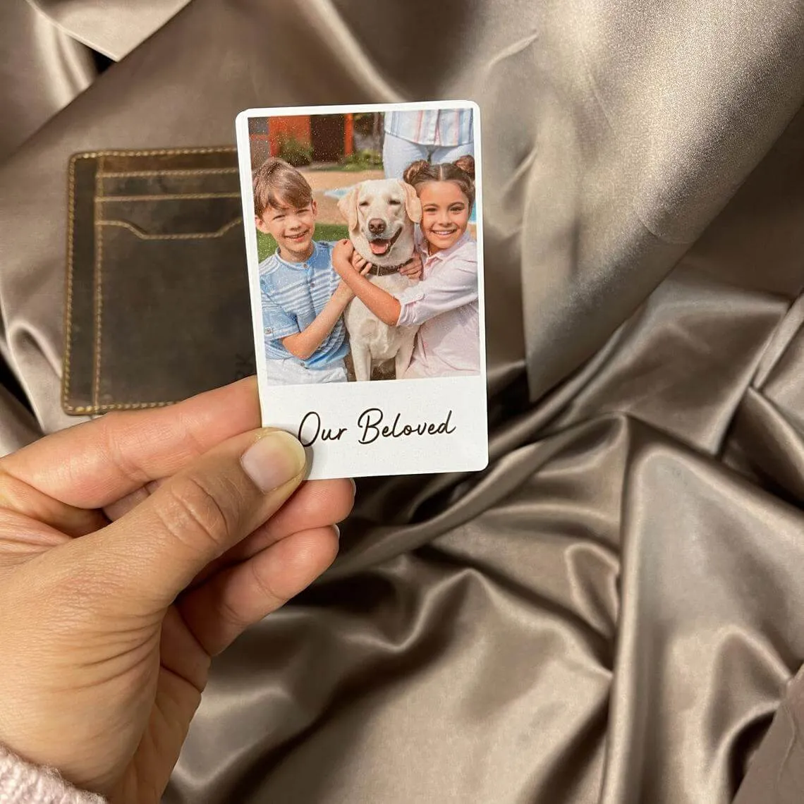 Personalised Photo Wallet Card Inserts , Polaroid- KALGHI