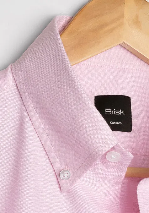 PINK PINPOINT OXFORD SHIRT