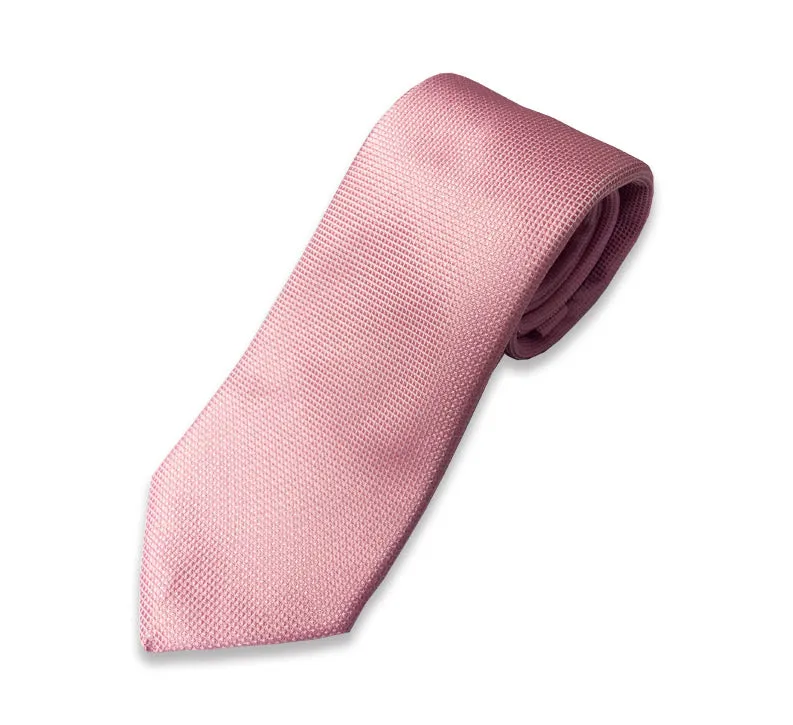 Pink Textured Tie