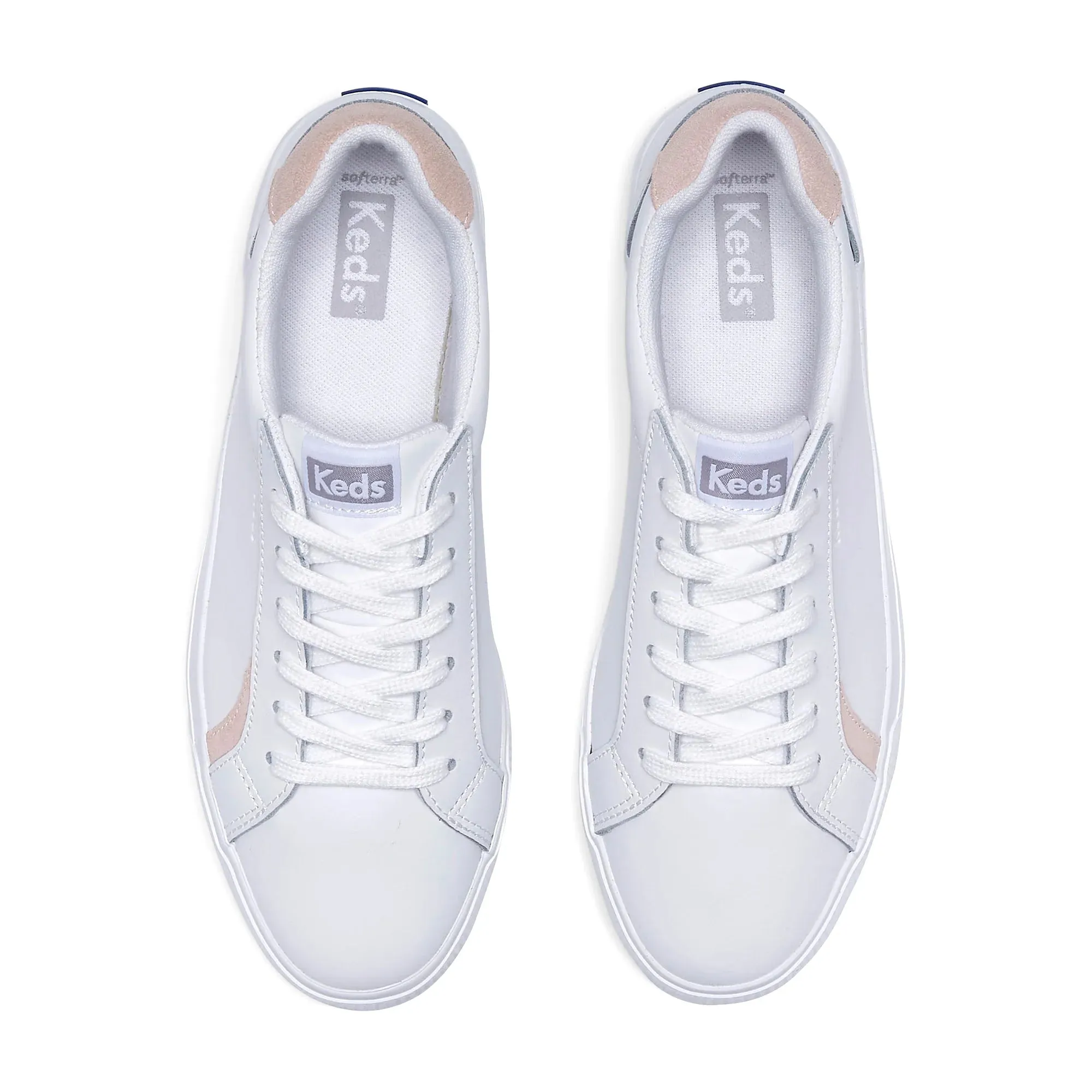 Pursuit Leather (White/Blush)