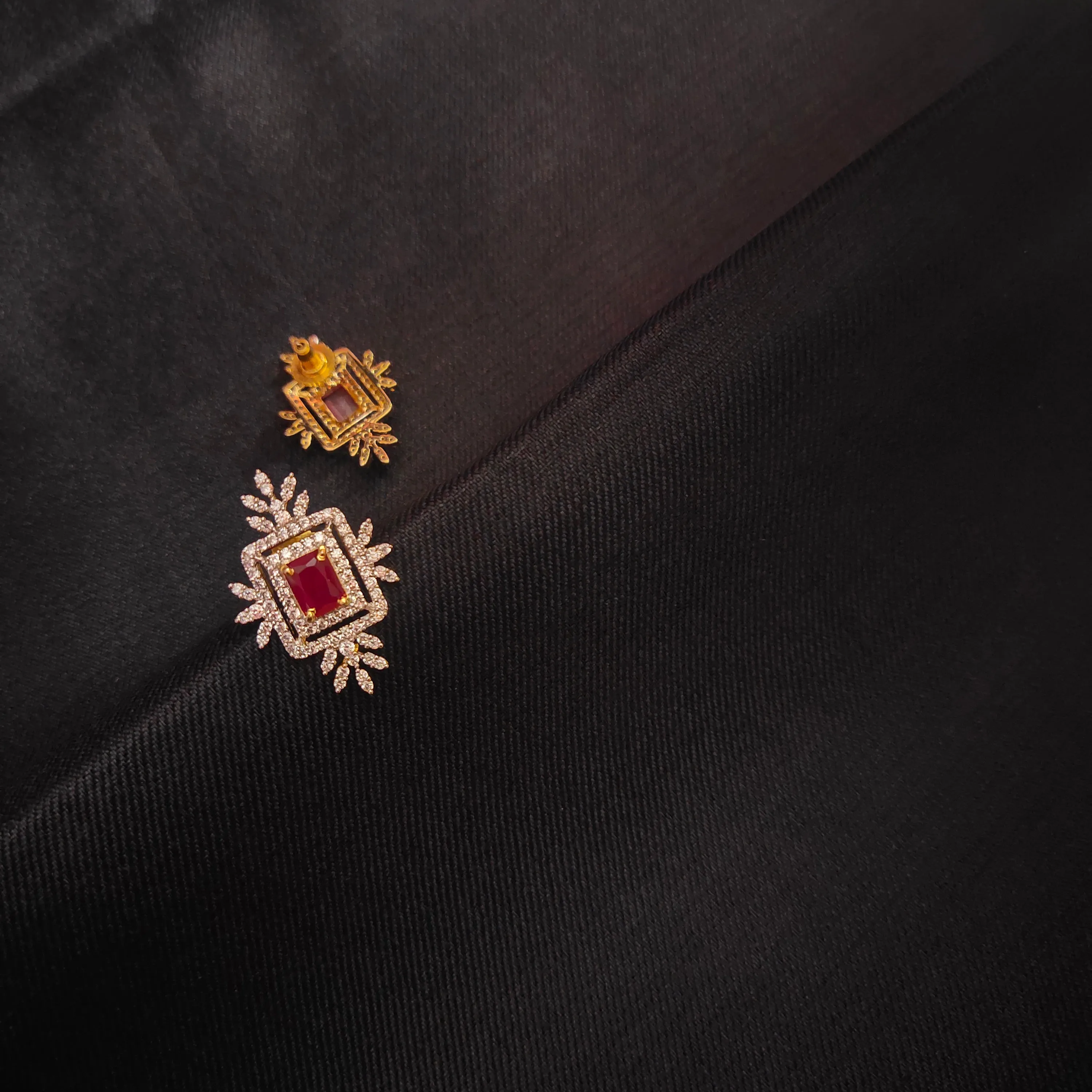 "Sparkle in Elegance: Discover the Timeless Glamour of Asp Fashion Jewellery's Classy American Diamond Studs Earrings"