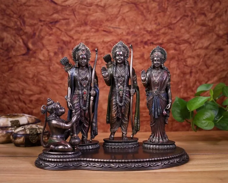 Ram Darbar Statue in Cold Cast Bronze-MK001RD