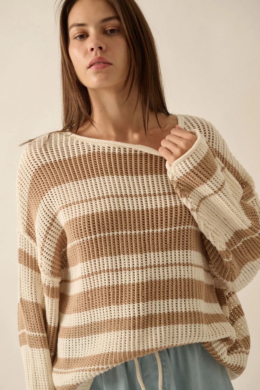 Rhea Crochet Sweater