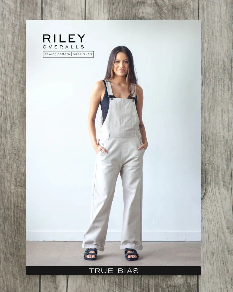 Riley Overalls | Sz 0-18 | Sewing Pattern by True Bias