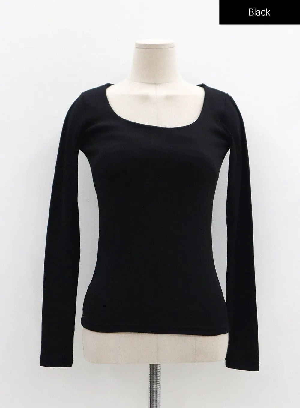 Round Neck Long Sleeve Top OO21