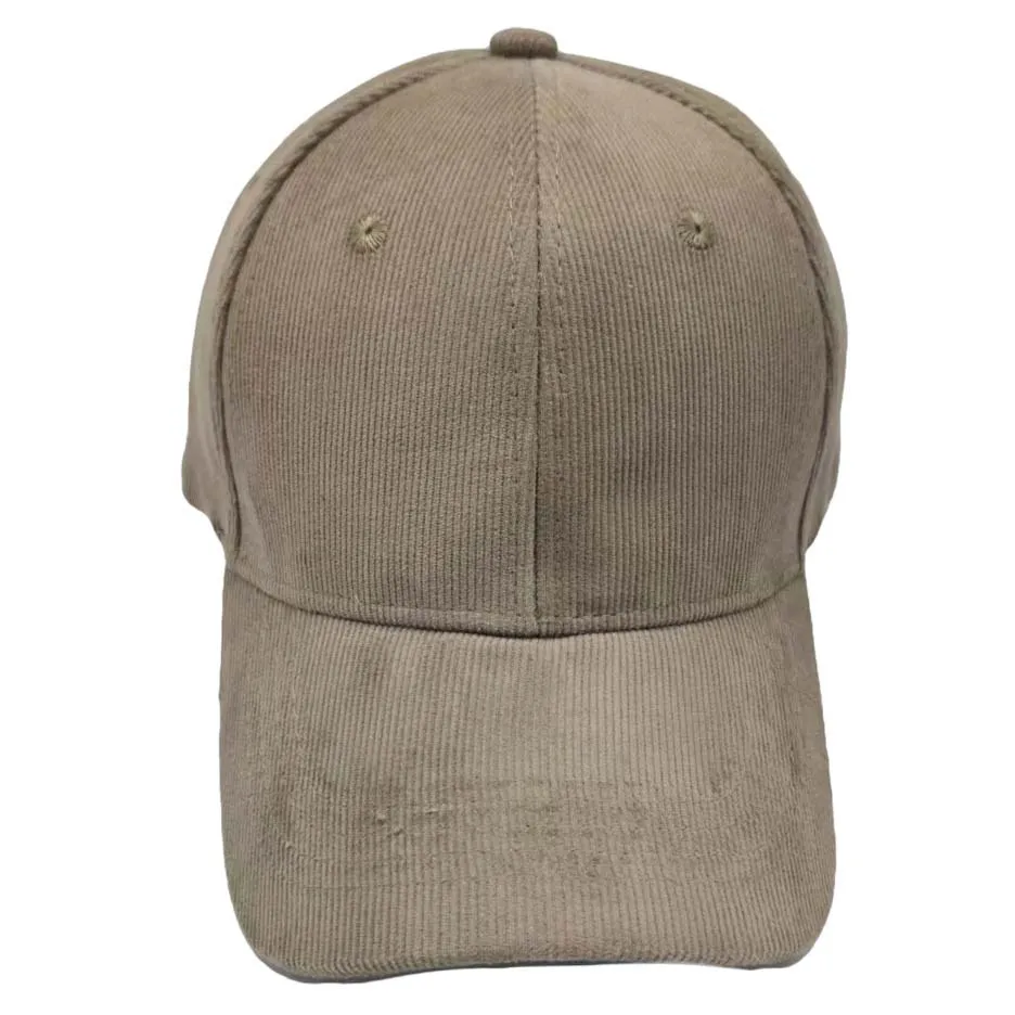 Solid Corduroy Baseball Cap