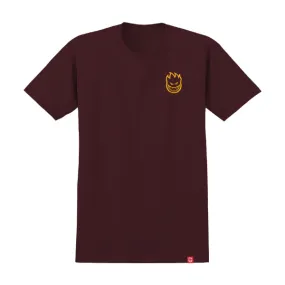 Spitfire Lil Bighead T-Shirt - Maroon/Gold