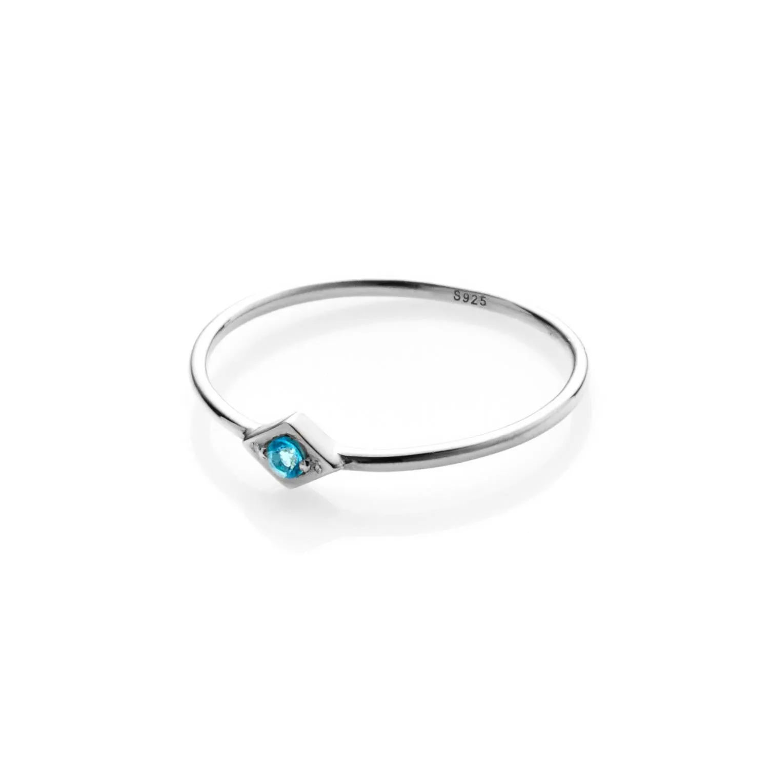 Superfine / Ring / Keepsake / Blue Topaz   Silver