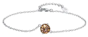 The cute little cetrine swarovski crystal bracelet