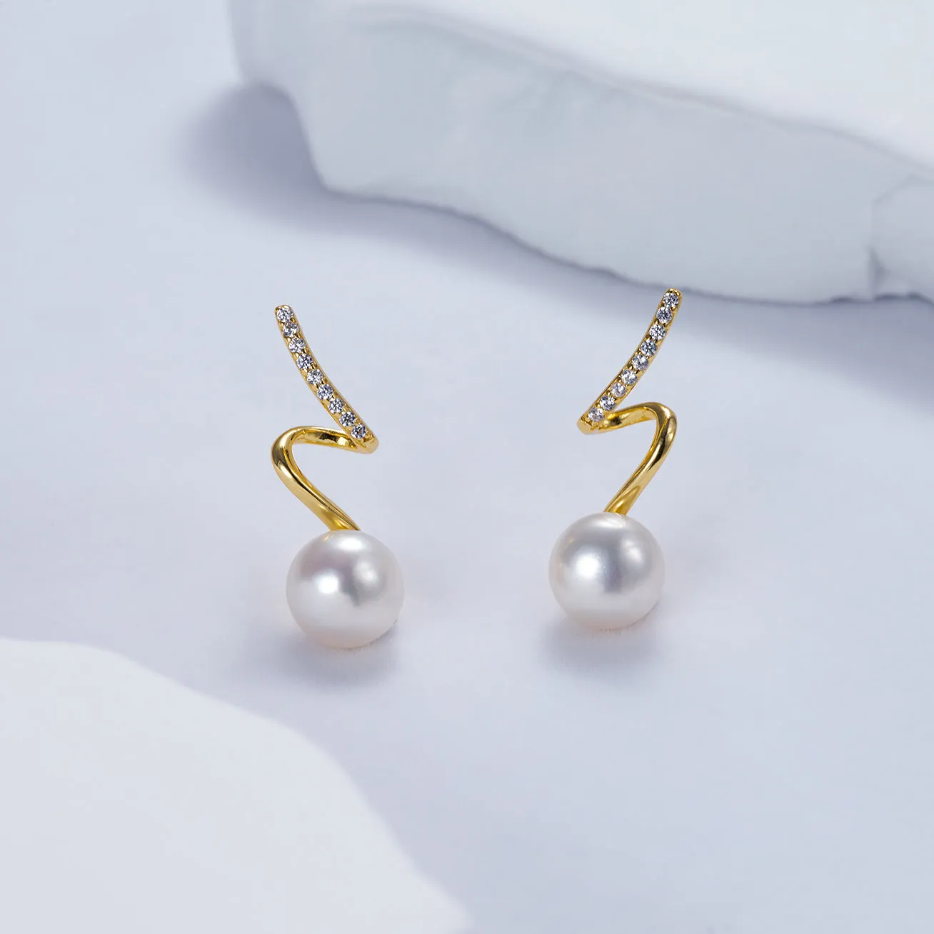 Top Grade Freshwater Pearl Earrings WE00690 | S Collection