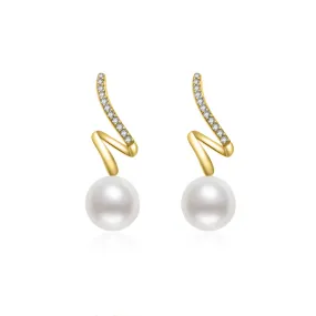 Top Grade Freshwater Pearl Earrings WE00690 | S Collection