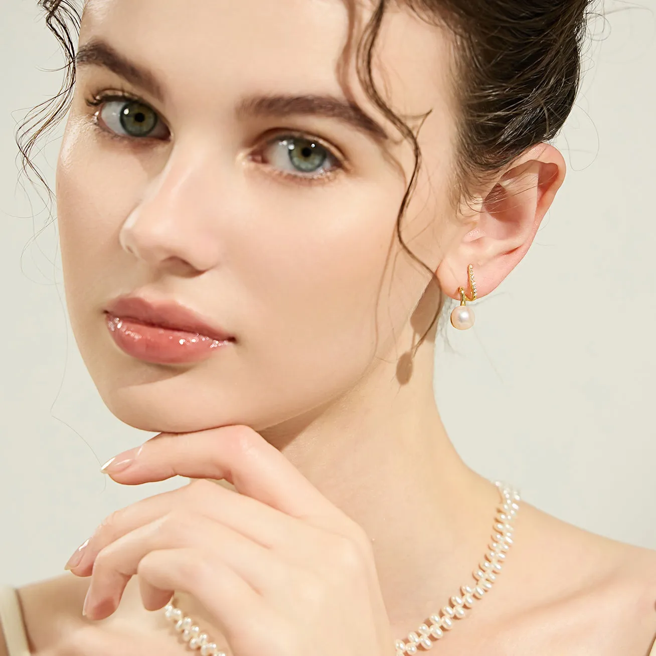 Top Grade Freshwater Pearl Earrings WE00690 | S Collection