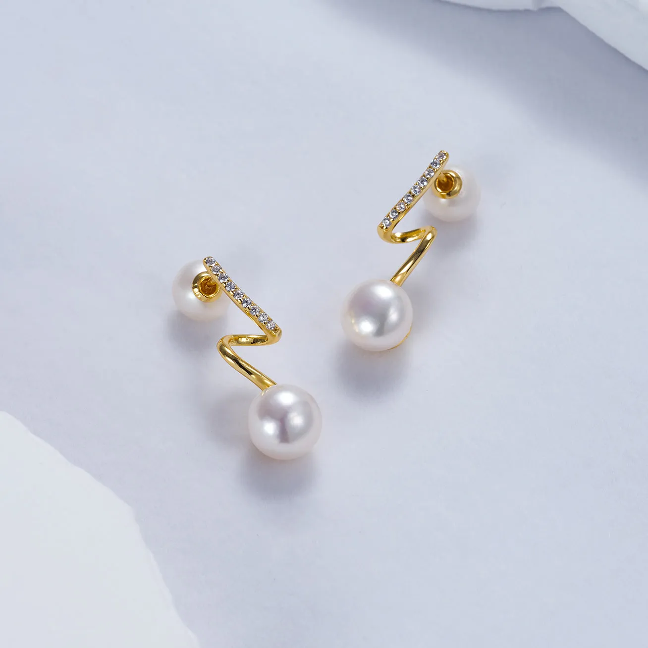 Top Grade Freshwater Pearl Earrings WE00690 | S Collection