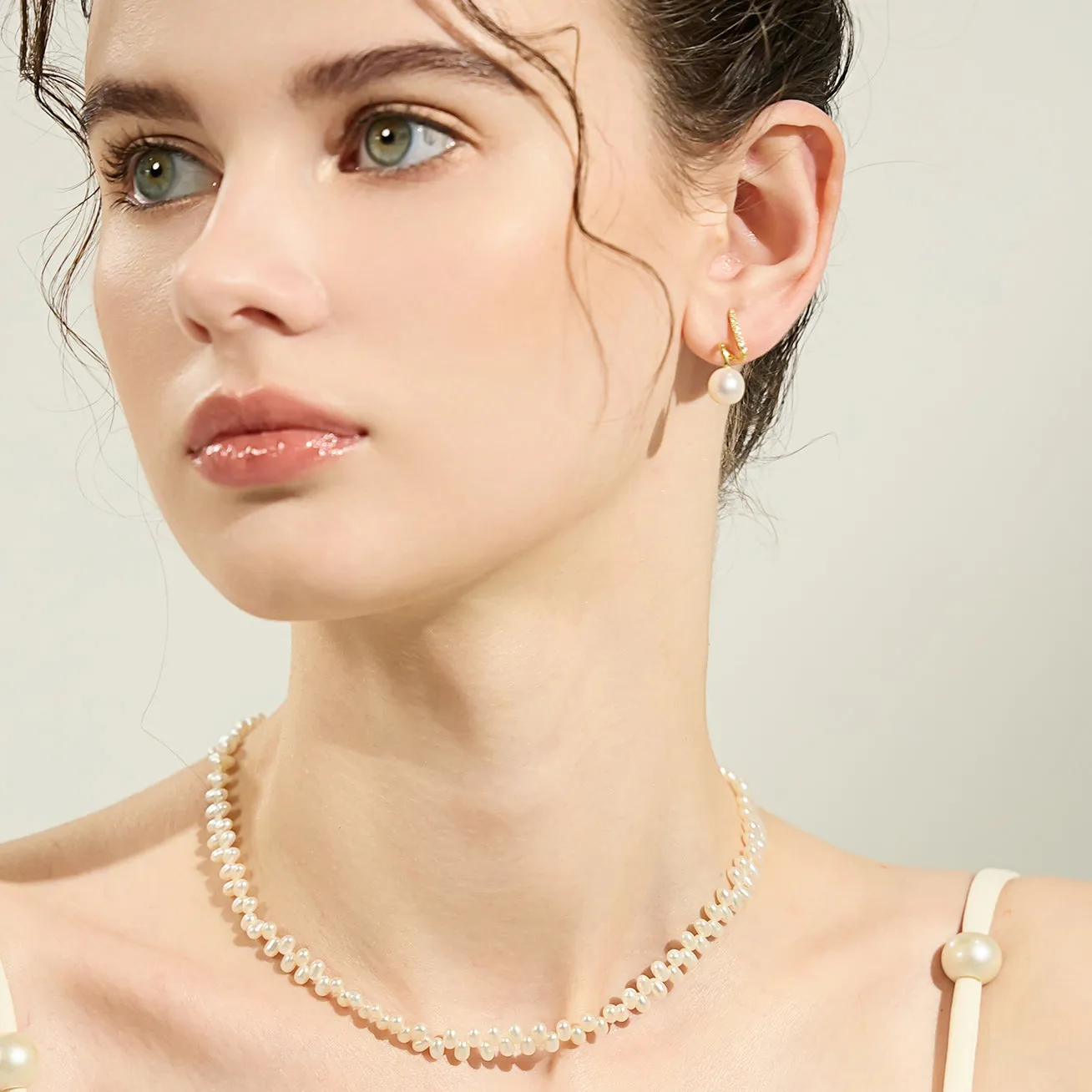 Top Grade Freshwater Pearl Earrings WE00690 | S Collection