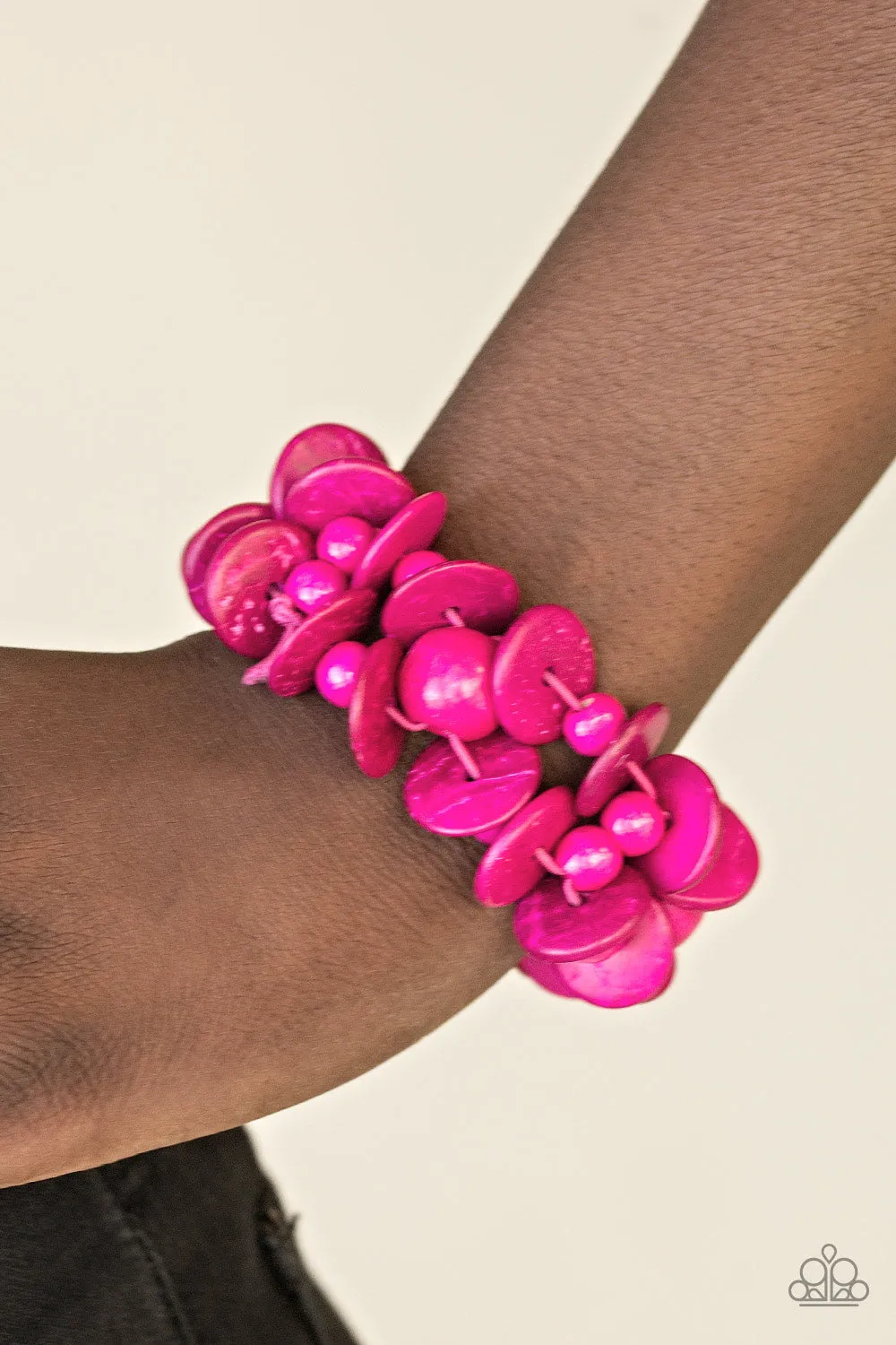 Tropical Temptress - Pink Paparazzi Bracelet