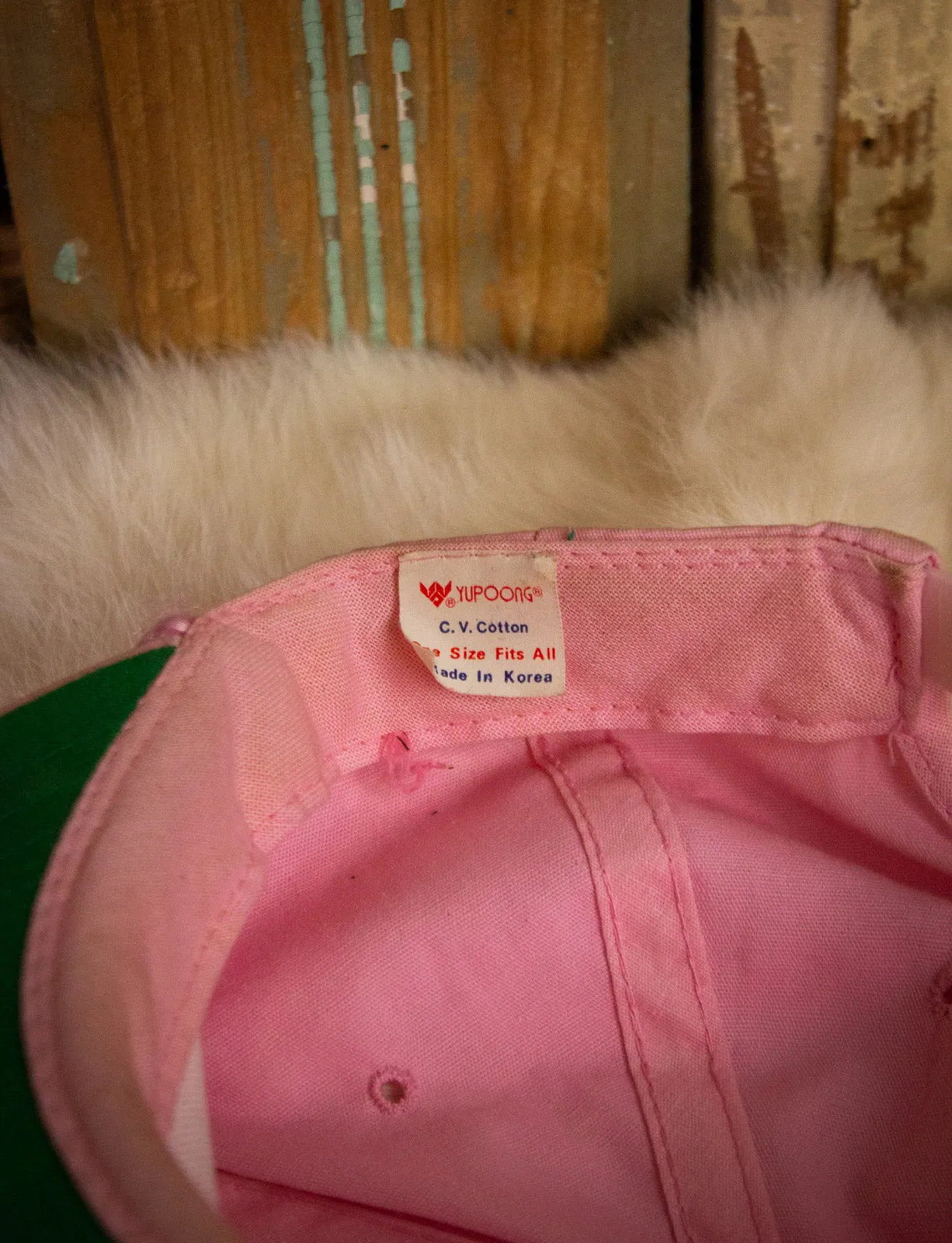 Vintage Bermuda Trucker Hat Pink