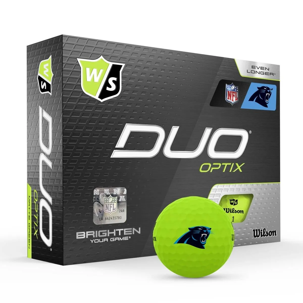 Wilson Staff Duo Optix NFL Team Licensed Golf Balls - Matte Green