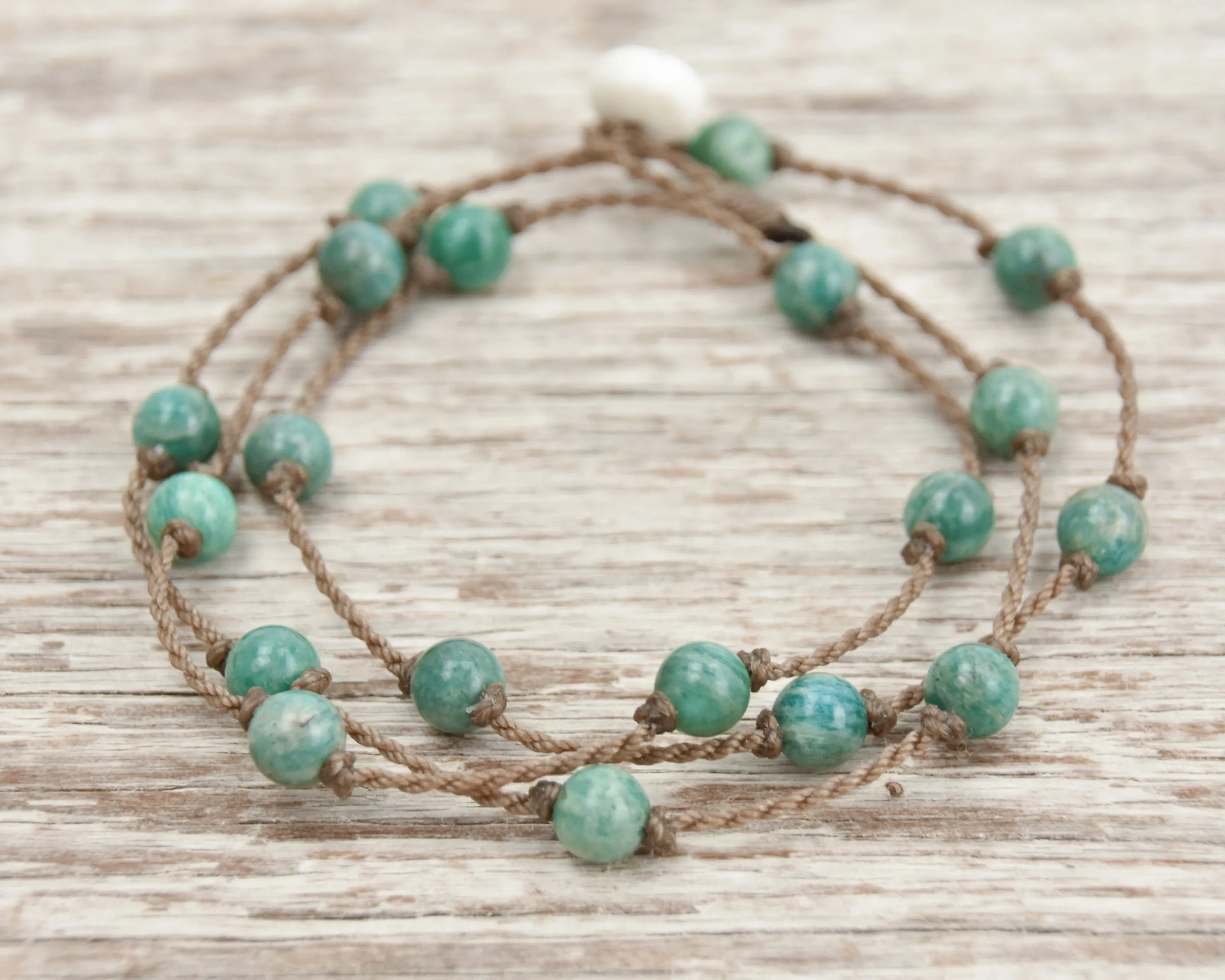 Wrap-1074-Banded Amazonite Petite